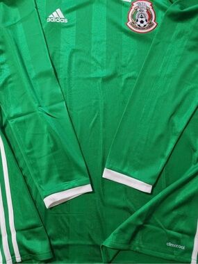 adidas Green National Team Soccer Jersey with Crest
